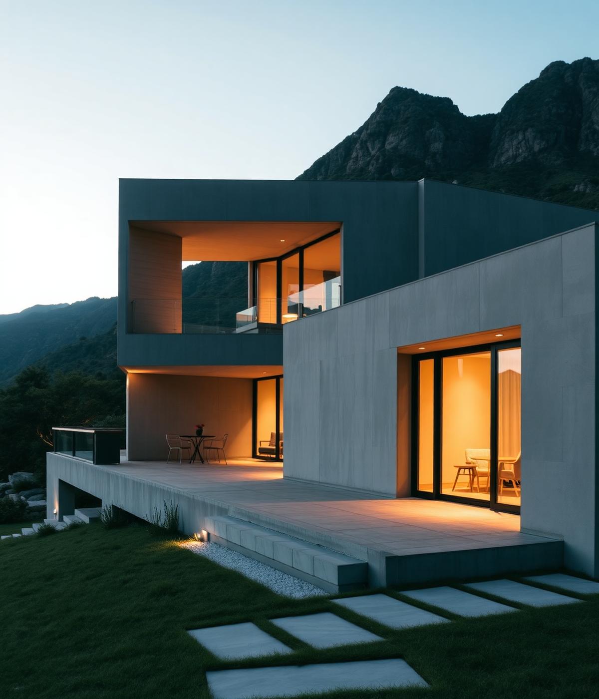 Mountain Concrete Villa